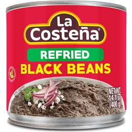 La Costena Mexican Style Refried Black Beans 400g