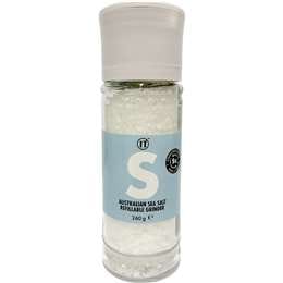 Natural Large Sea Salt Grinder 260g