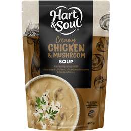 Hart & Soul Creamy Chicken & Mushroom Soup 400g