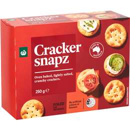 Woolworths Snapz Original Crackers 250g