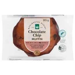 Woolworths Chocolate Chip Muffin 165g