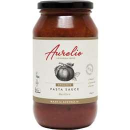 Aurelio Basillico Organic Pasta Sauce 500g