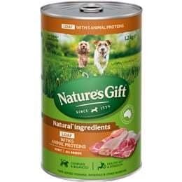 Nature's Gift Adult Wet Dog Food Tin Loaf 5 Meats 1.2kg