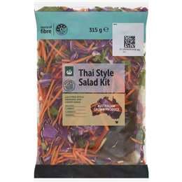 Woolworths Thai Style Salad Kit 315g
