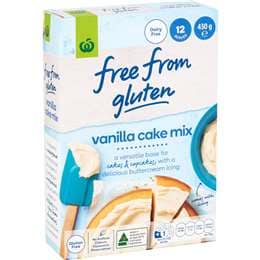 Woolworths Free From Gluten Vanilla Cake Mix 430g