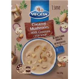 Vegeta Creamy Mushroom With Croutons Cup Soup 20g