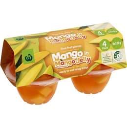 Woolworths Mango In Mango Jelly 4 pack