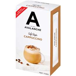 Avalanche Cappuccino Sachets 10 pack