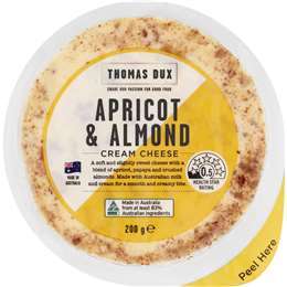Thomas Dux Apricot & Almond Cream Cheese 200g