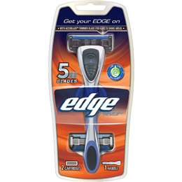 Edge Mens 5 Blade Kit Plus 2 pack
