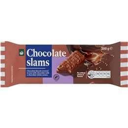 Woolworths Chocolate Slams Biscuits 200g