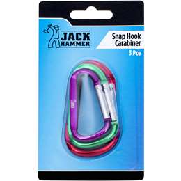 Jack Hammer Snap Hook Carabiner 3 pack