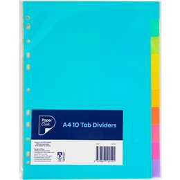 Paperclick A4 10 Tab Divider each
