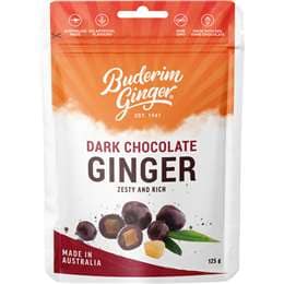 Buderim Ginger Dark Chocolate 125g