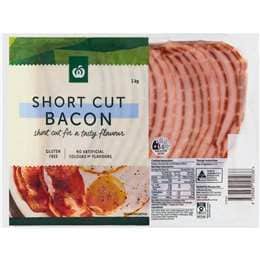 Woolworths Shortcut Bacon 1kg