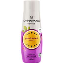 Sodastream Classics Soda Mix Passionfruit 440mL