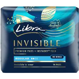 Libra Invisible Regular Pads 14 pack