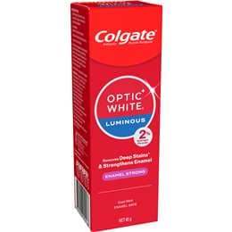 Colgate Teeth Whitening Toothpaste Optic White Luminous Enamel 85g