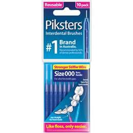 Piksters Interdental Brushes Size 000 10 pack