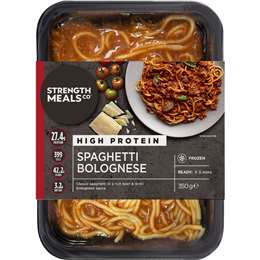 Strength Meals Co Frozen Spaghetti Bolognese High Protein 350g