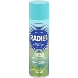 Radius Insect Repellent Tropical Strength 150g