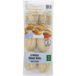 Menissez Bake At Home White Dinner Rolls 6 pack