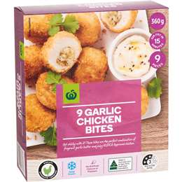 Woolworths Garlic Chicken Bites 360g