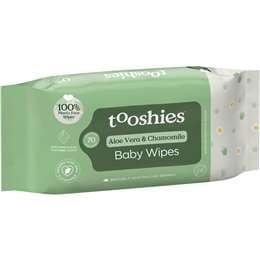 Tooshies Baby Wipes Aloe Vera & Chamomile 70 pack