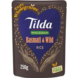Tilda Wholegrain Basmati & Wild Rice 250g
