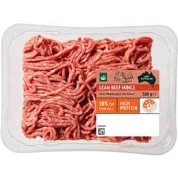 Woolworths Lean Beef Mince 500g