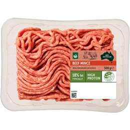 Woolworths Beef Mince 500g
