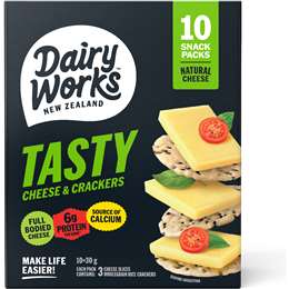 Dairyworks Tasty Cheese & Rice Cracker 10 pack