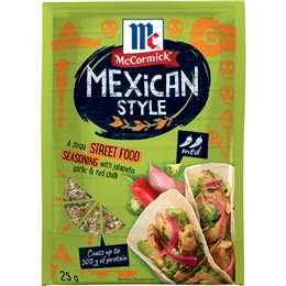 McCormick Mexican Style Street Food Seasoning 25g