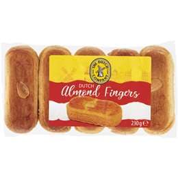 The Dutch Company Almond Fingers 5 pack