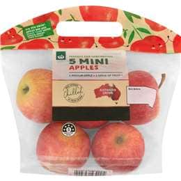 Woolworths Fresh Food Kids Mini Apples 5 pack
