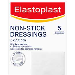 Elastoplast Non Stick Wound Pad Dressings 5 pack