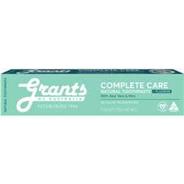 Grants Of Australia Complete Care Natural Toothpaste With Aloe & Mint 110g