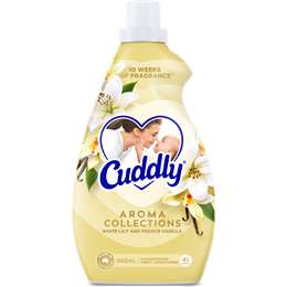 Cuddly Fabric Conditioner White Lily & French Vanilla 900mL