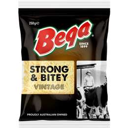 Bega Strong & Bitey Grated Cheese 250g