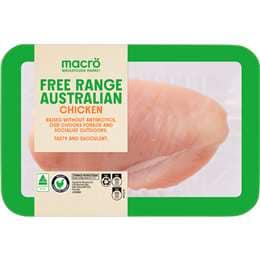 Macro RSPCA Approved Chicken Breast Free Range Single 300g