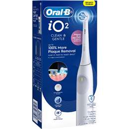 Oral-B iO2 Electric Toothbrush Set Simple White each