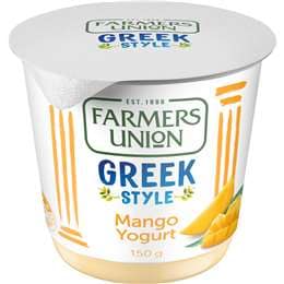 Farmers Union Greek Style Yoghurt Mango 150g