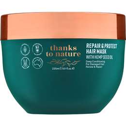 Thanks To Nature Repair & Protect Hair Mask Hemp Seed Oil 225mL