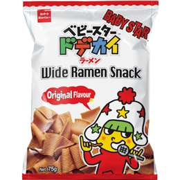 Baby Star Wide Ramen Snack Original 75g