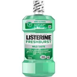 Listerine Zero Alcohol Mouthwash Fresh Burst 250mL