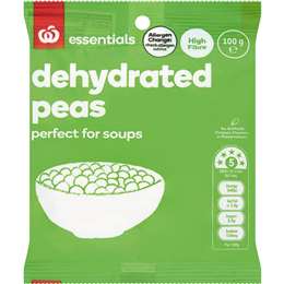Woolworths Essentials Dehydrated Peas 100g