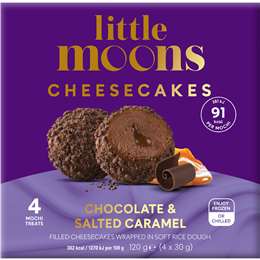 Little Moons Cheesecake Chocolate & Salted Caramel 4 pack