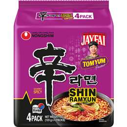 Nongshim Shin Ramyun Tom Yum Soup 4 pack