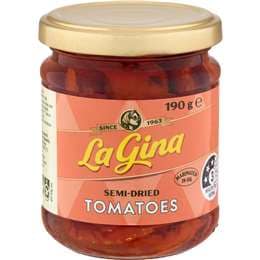 La Gina Semi Dried Tomatoes 190g