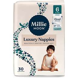 Millie Moon Luxury Nappies Size 6 Junior (15-20kg) 30 pack